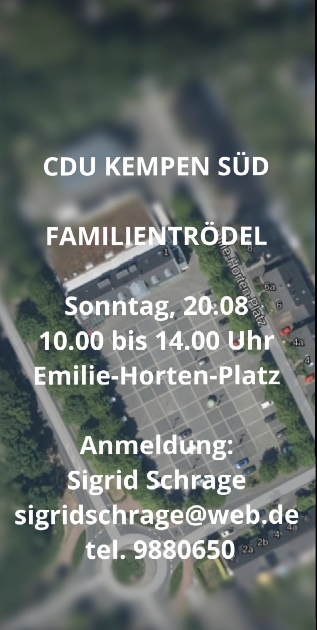 Trödelmarkt der CDU Kempen-Süd