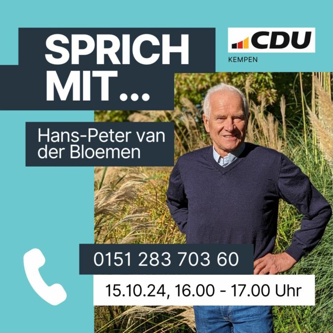 CDU Kempen am Telefon