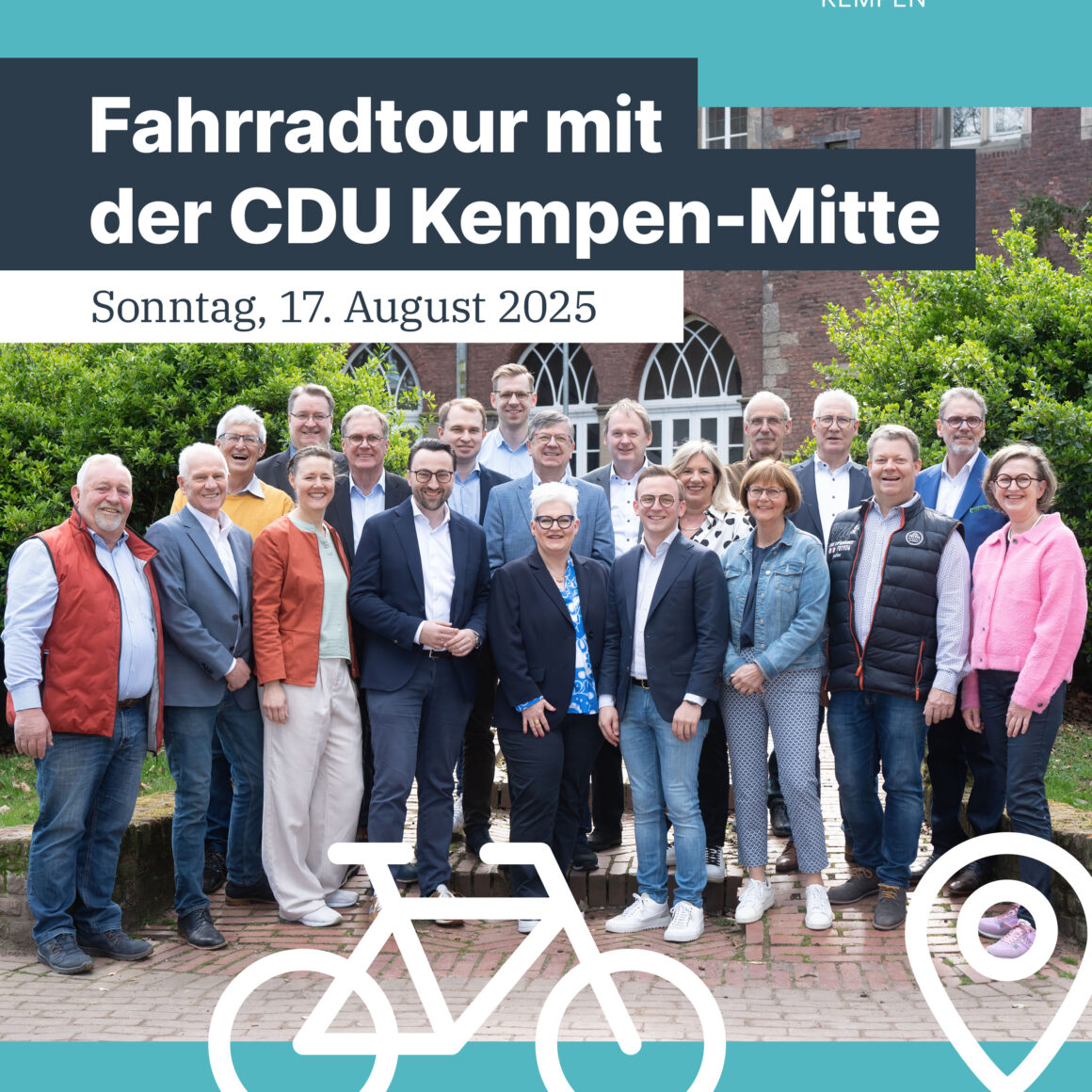 Fahrradtour mit unseren Stadtratskandidaten