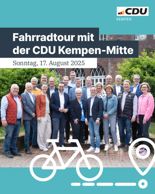 Fahrradtour mit unseren Stadtratskandidaten