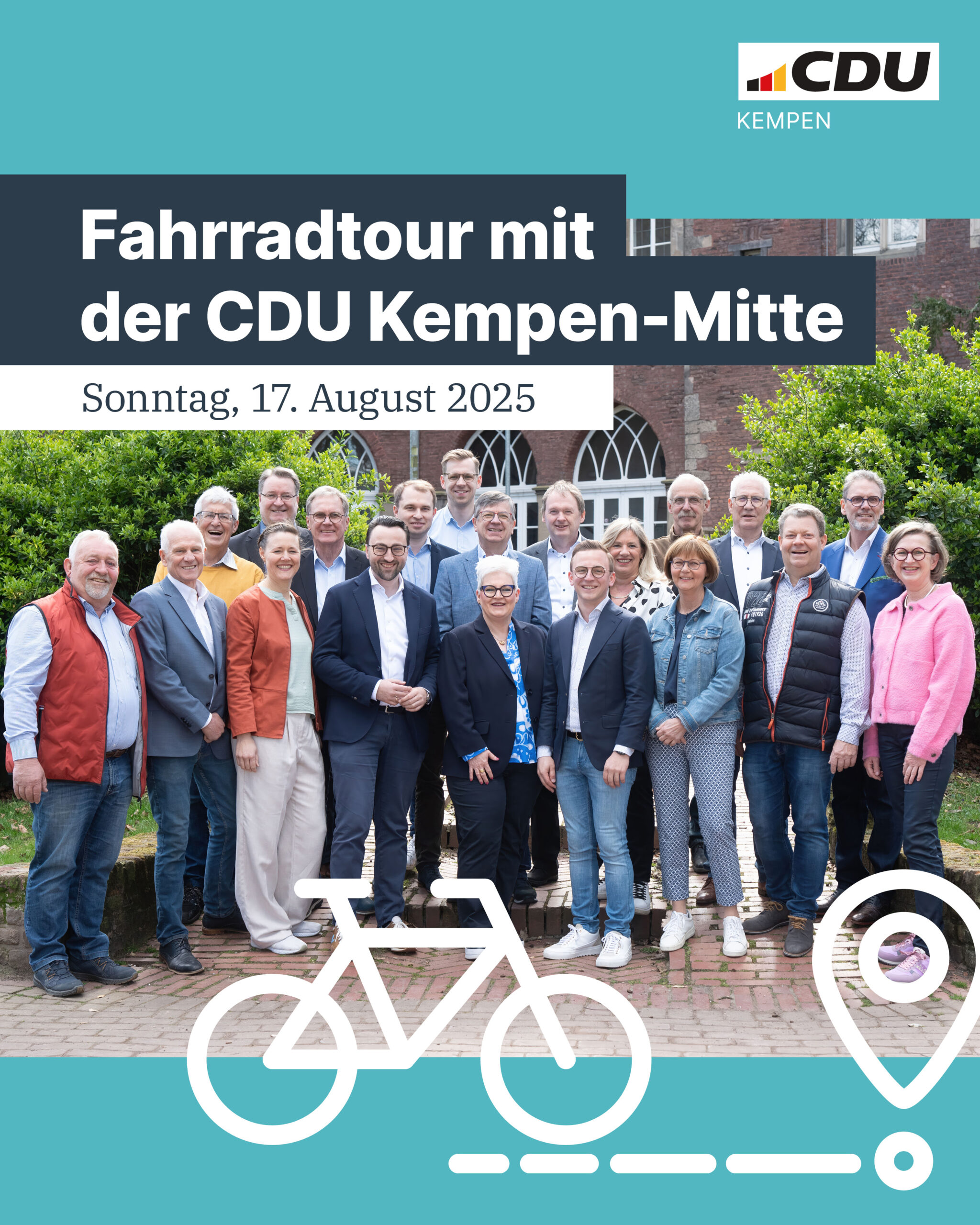 Fahrradtour mit unseren Stadtratskandidaten