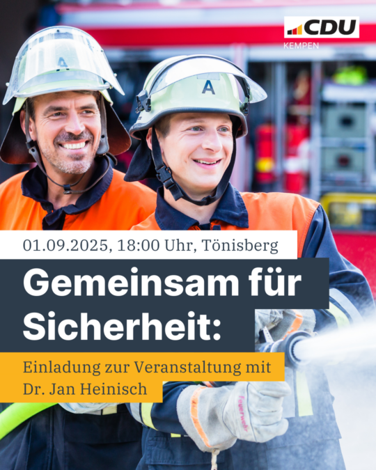 Einladung zur Veranstaltung mit Dr. Jan Heinisch
